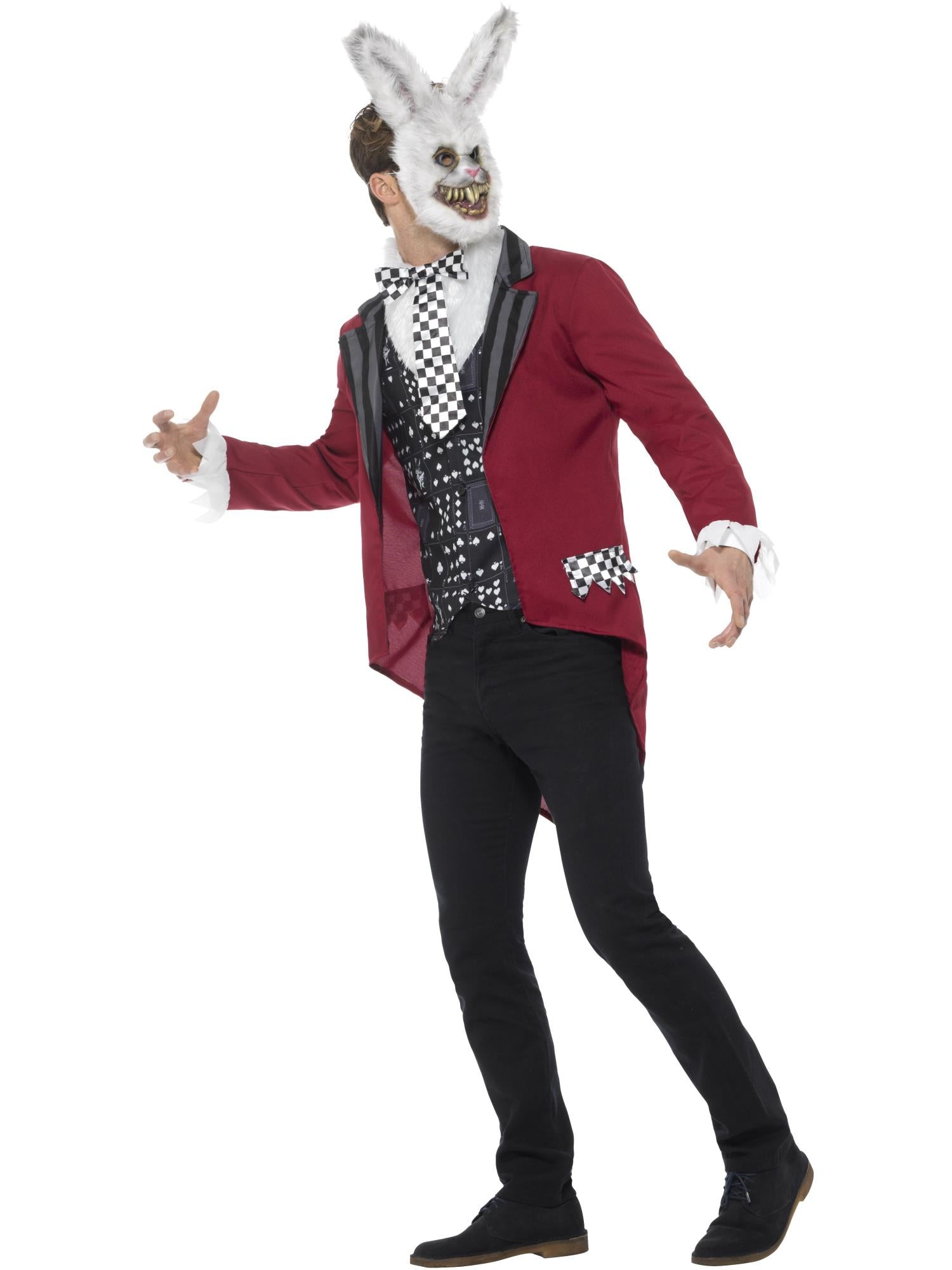 smiffys-fever-white-rabbit-kost-m-herren-m-rot image 3