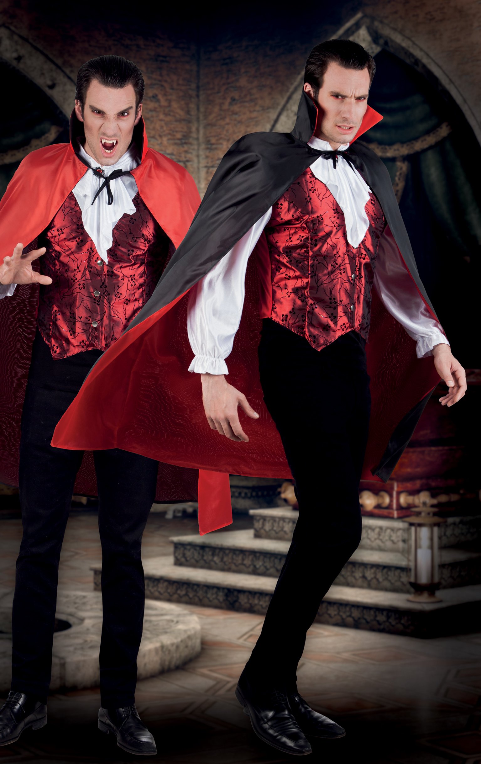 boland-halloween-vampir-umhang-120-cm-schwarz-rot-mit-kragen image 4