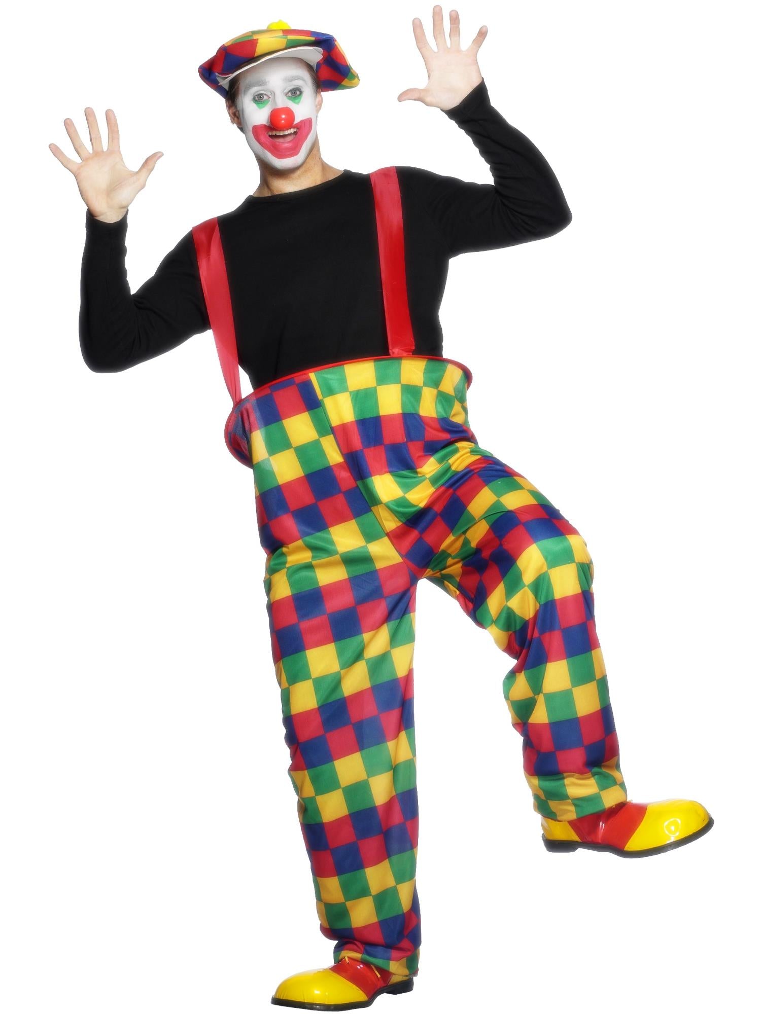 smiffys-fever-clown-kost-m-bunt-gestreift-3-tlg image 2