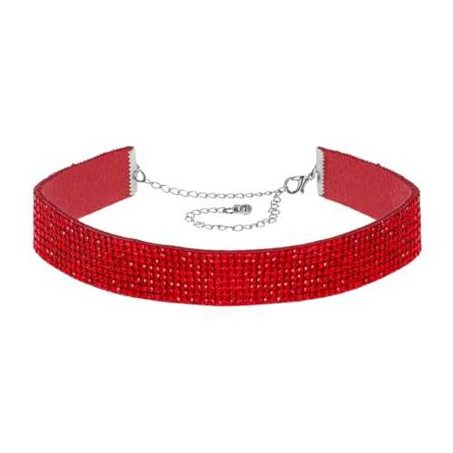 boland-accessories-crystal-choker-halskette-rot-glitzersteine image 8