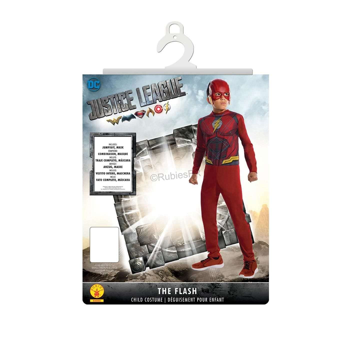 rubie-s-deluxe-flash-dc-kost-m-kinder-rot-einstieg image 2