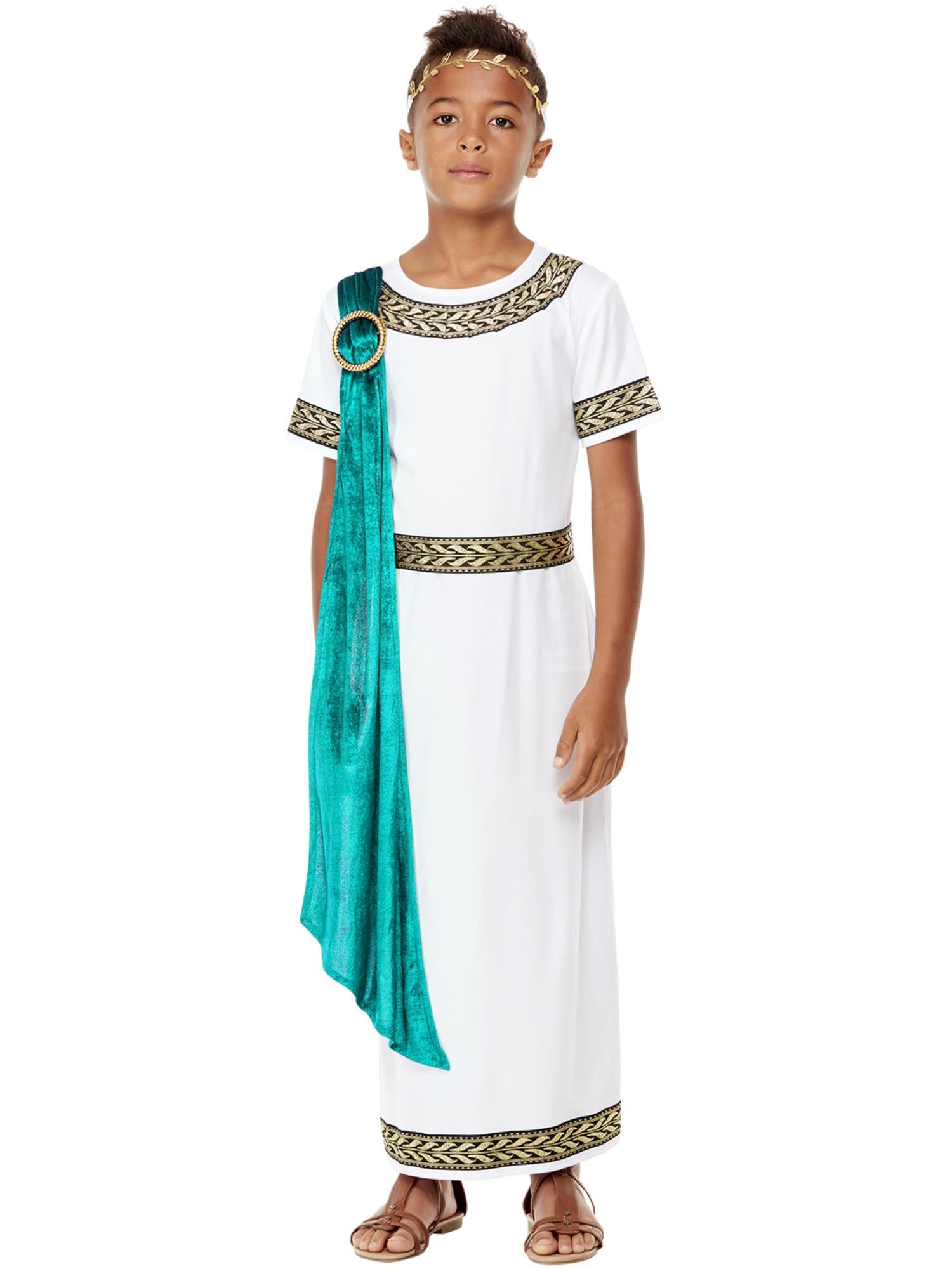 smiffys-fever-r-mer-toga-kost-m-jungen-wei-deluxe image 2