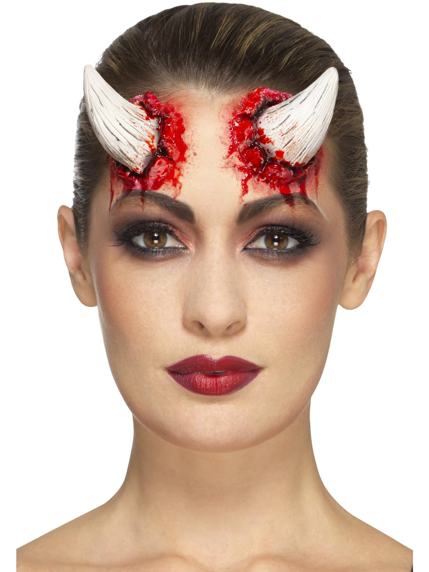 smiffys-makeup-fx-latex-teufelsh-rner-prosthetic-wei-rot image 5