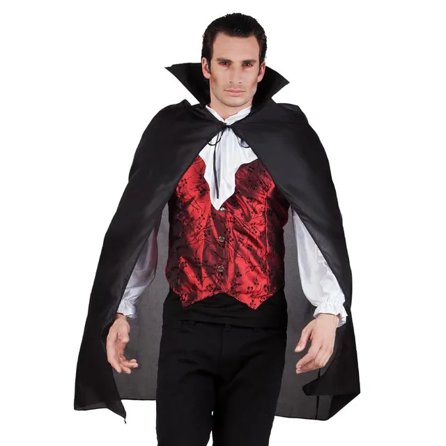 boland-halloween-vampir-umhang-schwarz-120-cm-mit-kragen image 1