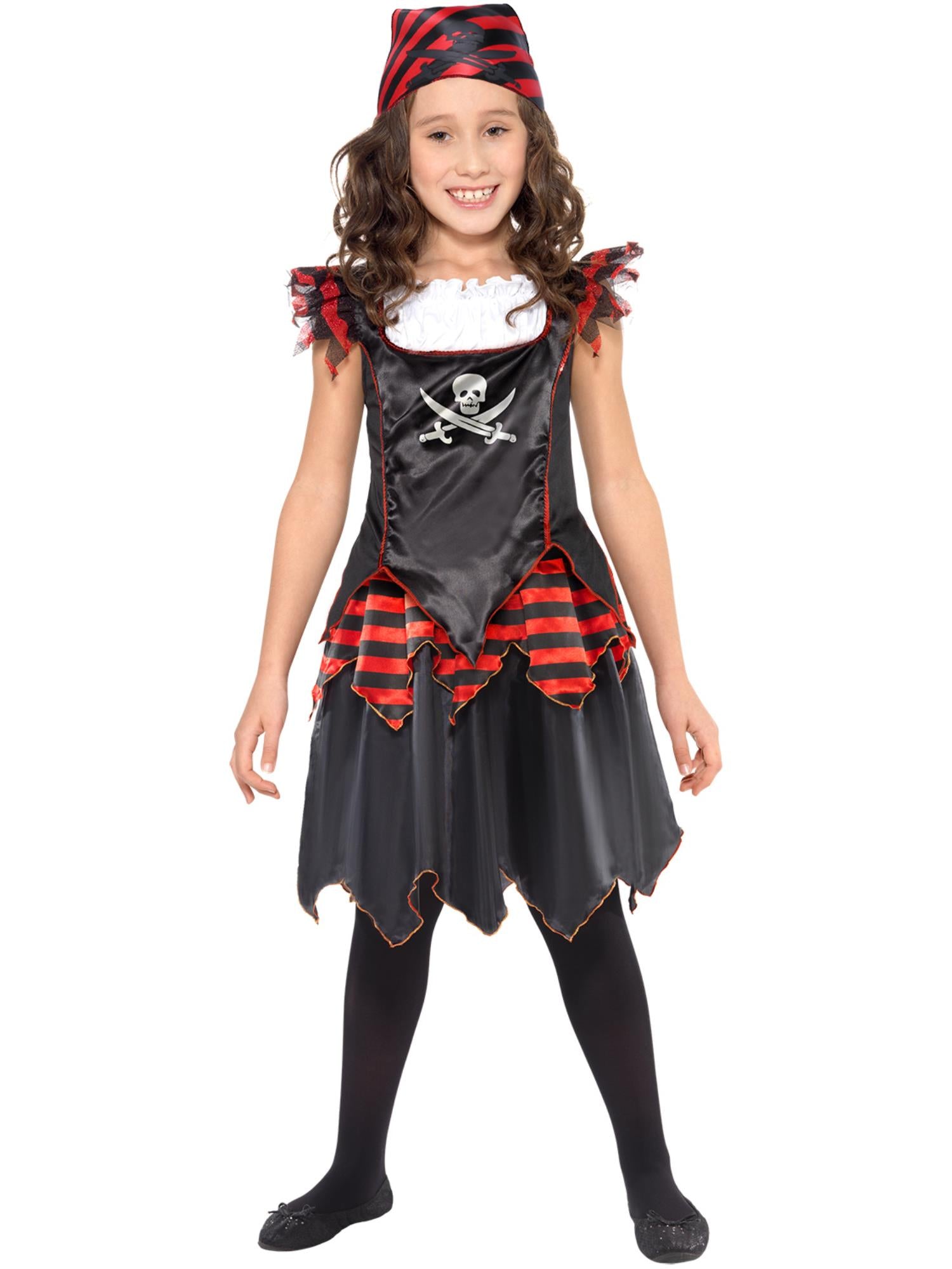 smiffys-fever-piratenkost-m-m-dchen-totenkopf-kleid-gr-m image 2