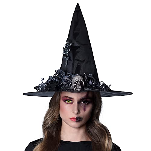 boland-headwear-hexenhut-skulla-totenkopf-schwarz-60-cm image 6