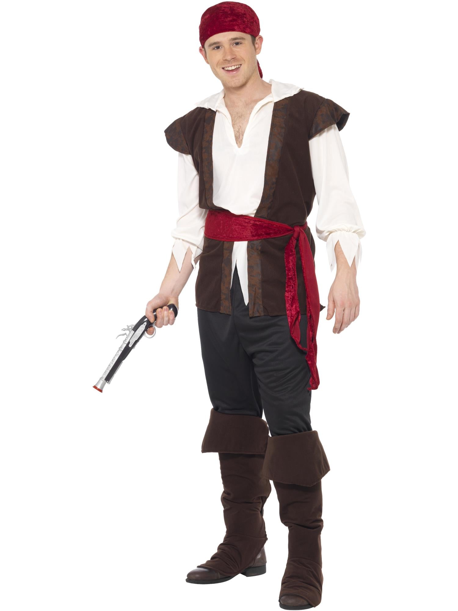 smiffys-fever-pirate-deck-mate-herrenkost-m-m-38-40-pirat image 1