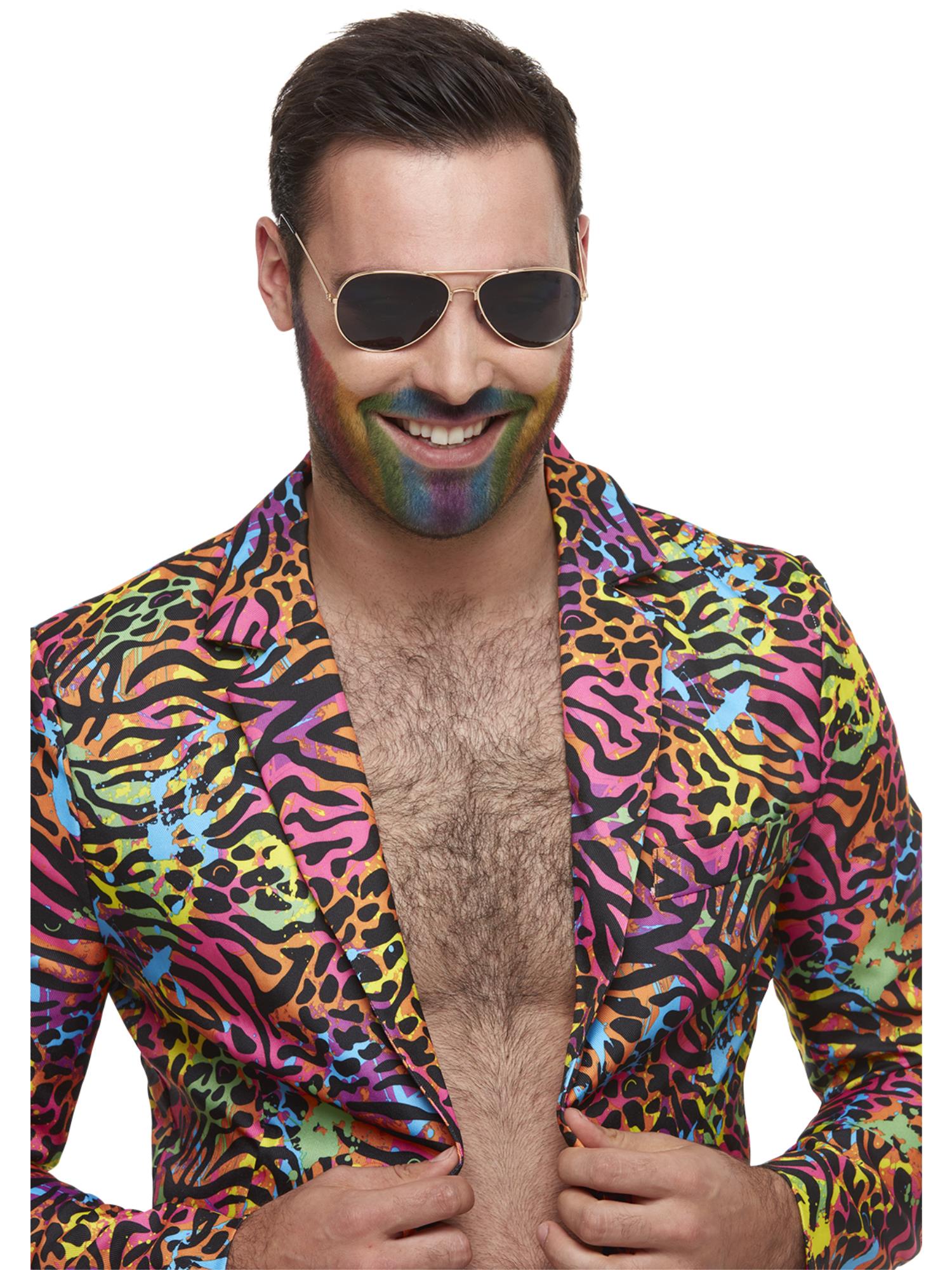 smiffys-stand-out-neon-anzug-herren-bunt-animalprint image 4
