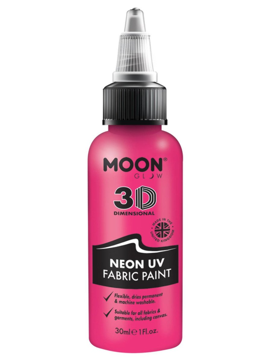 smiffys-makeup-fx-moon-glow-textilfarbe-intense-blue-30ml-neon-uv image 5