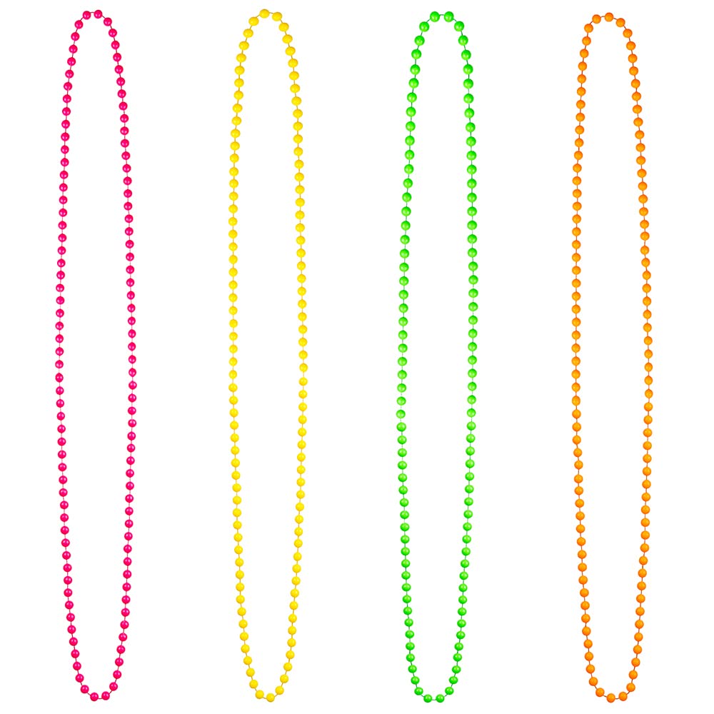 boland-neon-uv-halsketten-set-neon-4-st-ck-80er image 1