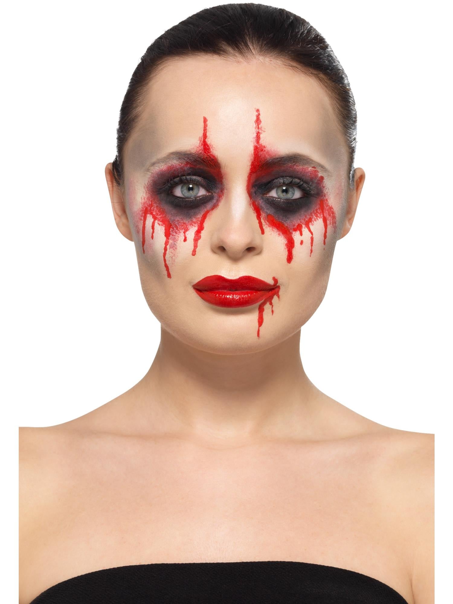 smiffys-fever-blood-drip-bride-schminkset-aqua image 4