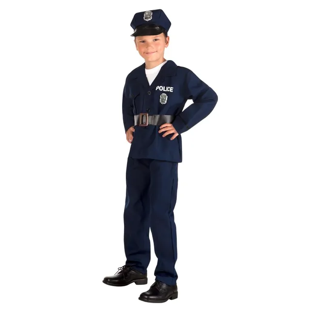boland-polizist-kinderkost-m-blau-4-tlg-mit-hut image 1