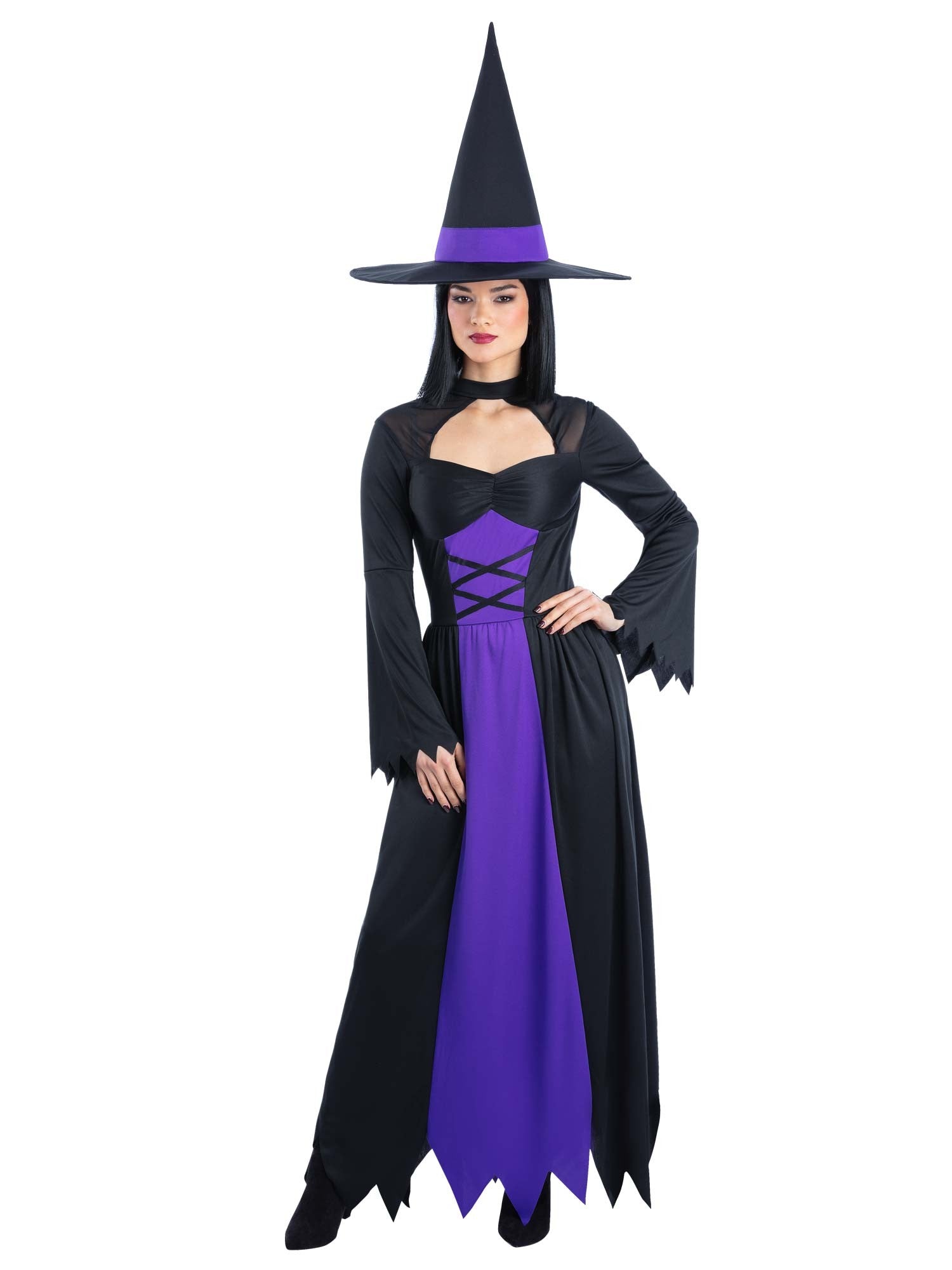 smiffys-fever-bewitched-hexenkost-m-damen-m-lila image 4