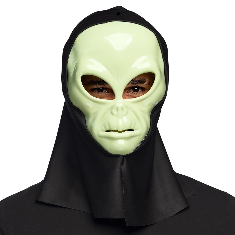 boland-alien-maske-mit-kapuze-halloween-grusel image 1