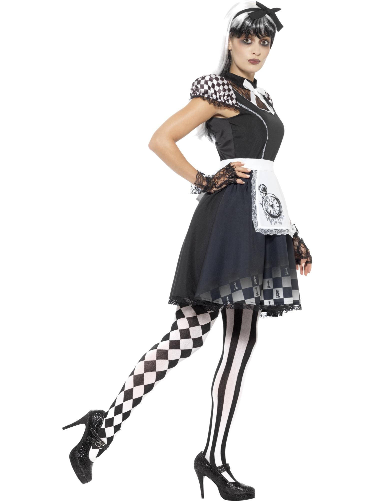 smiffys-fever-gothic-alice-kost-m-damen-schwarz-m image 3