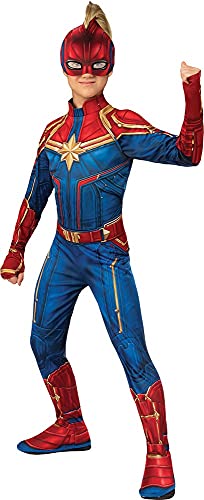 rubie-s-deluxe-kost-m-captain-marvel-klassisch-m-dchen-l-104-110 image 5