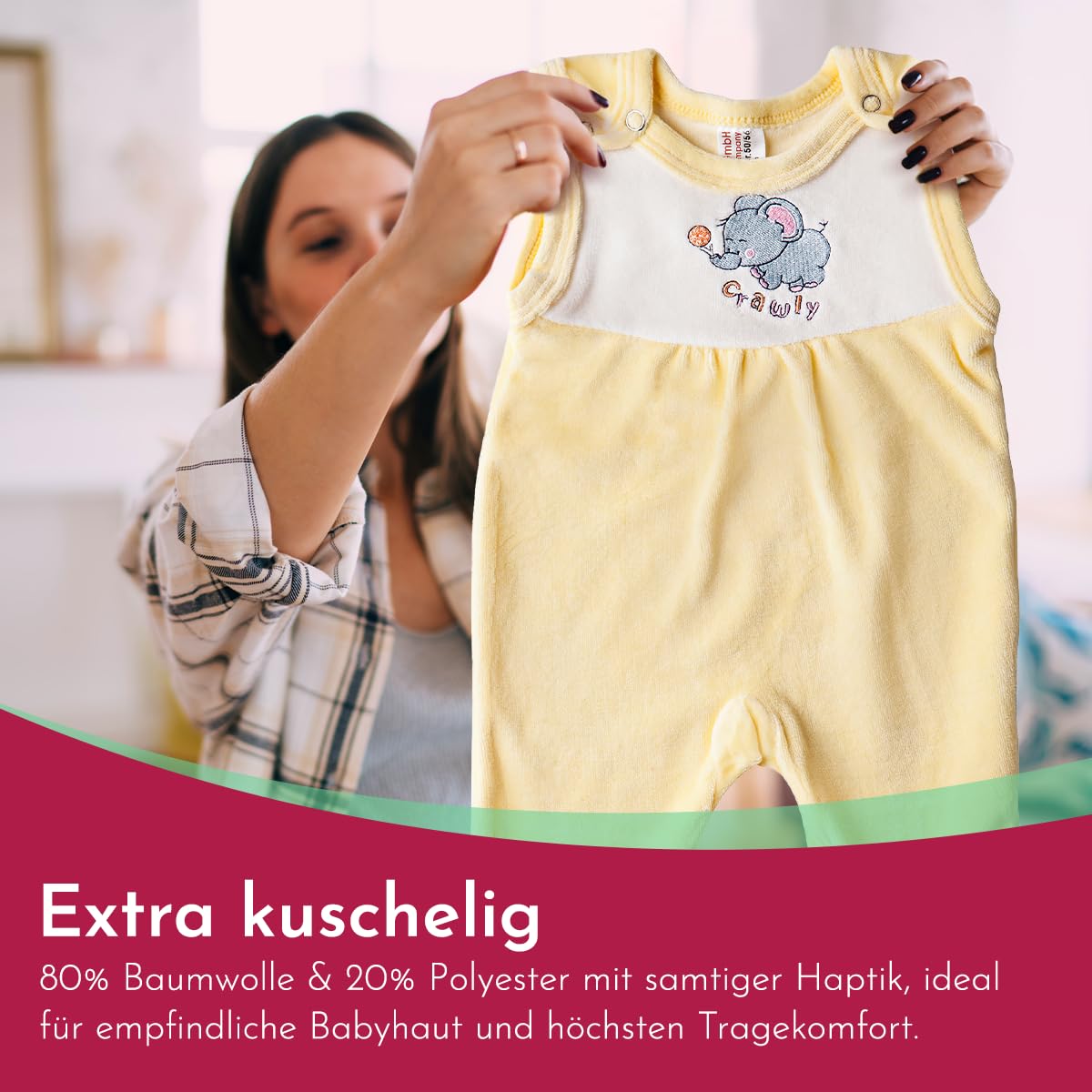 clinotest-nachwuchs-nicki-babystrampler-gelb-baumwolle image 4