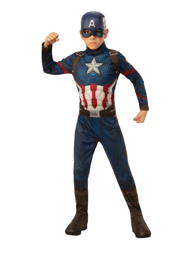 rubie-s-deluxe-captain-america-kost-m-kinder-6-8-jahre-avengers image 1