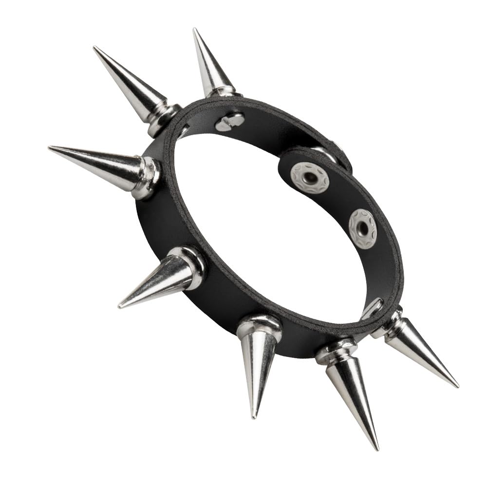 boland-spike-de-luxe-armband-schwarz-nieten-leder-look image 1
