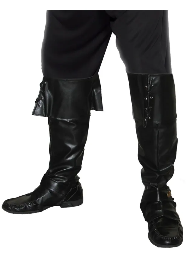smiffys-fever-piraten-stiefel-berz-ge-schwarz image 1