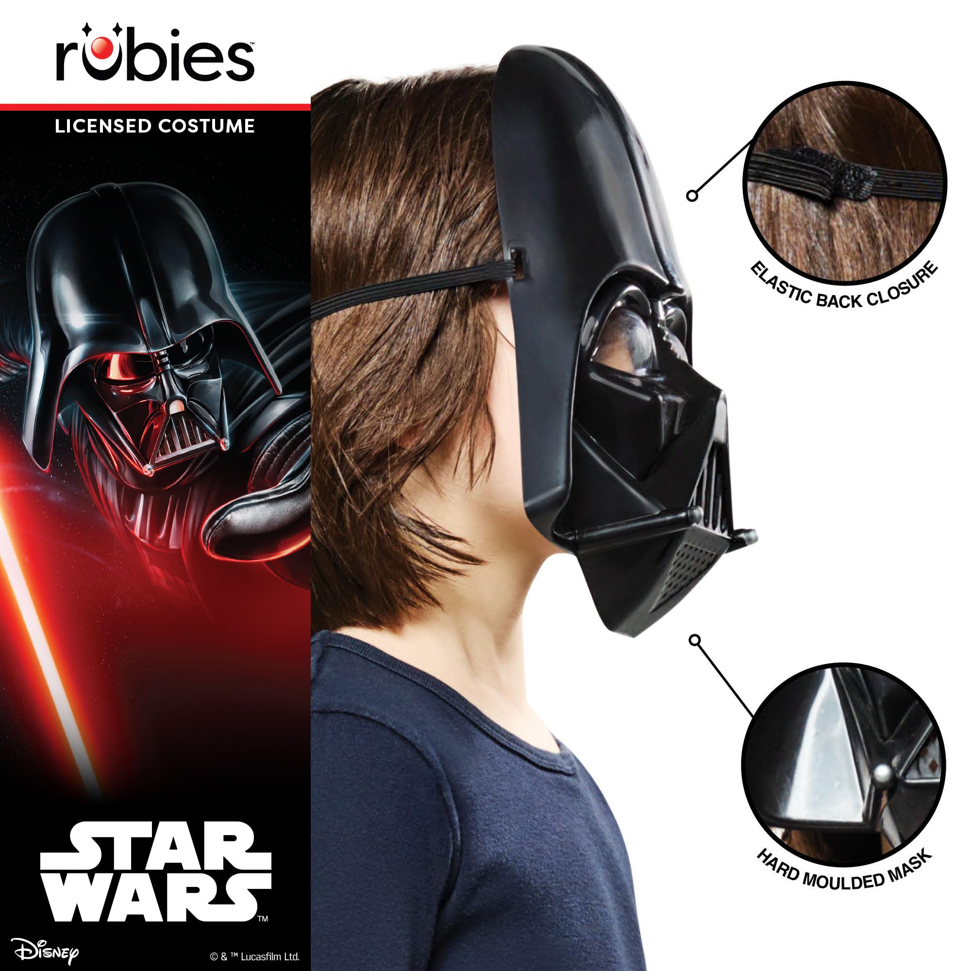 rubie-s-deluxe-darth-vader-maske-kinder-schwarz-star-wars image 3