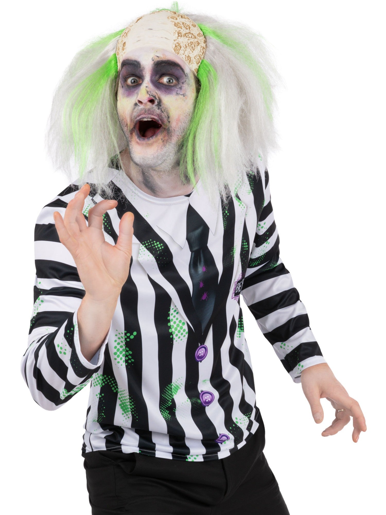 smiffys-fever-beetlejuice-top-kost-m-oberteil-schwarz-wei-gr-m-l image 4