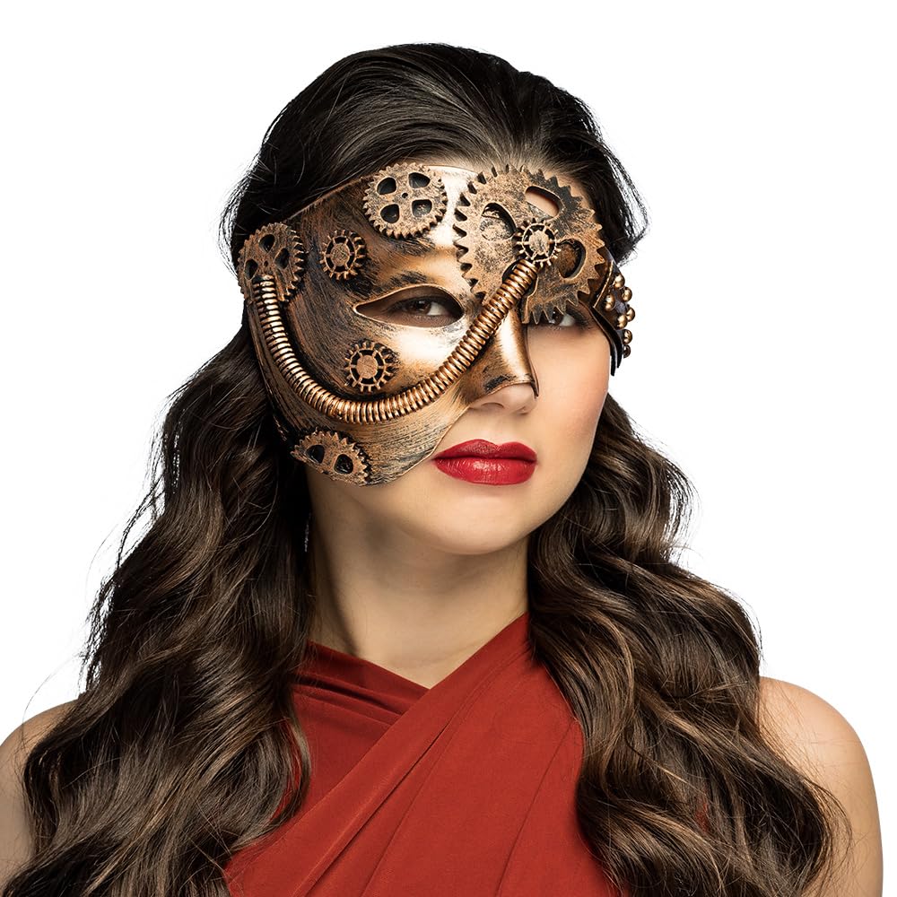 boland-steampunk-maske-operapunk-gesichtsmaske-kupfer image 3
