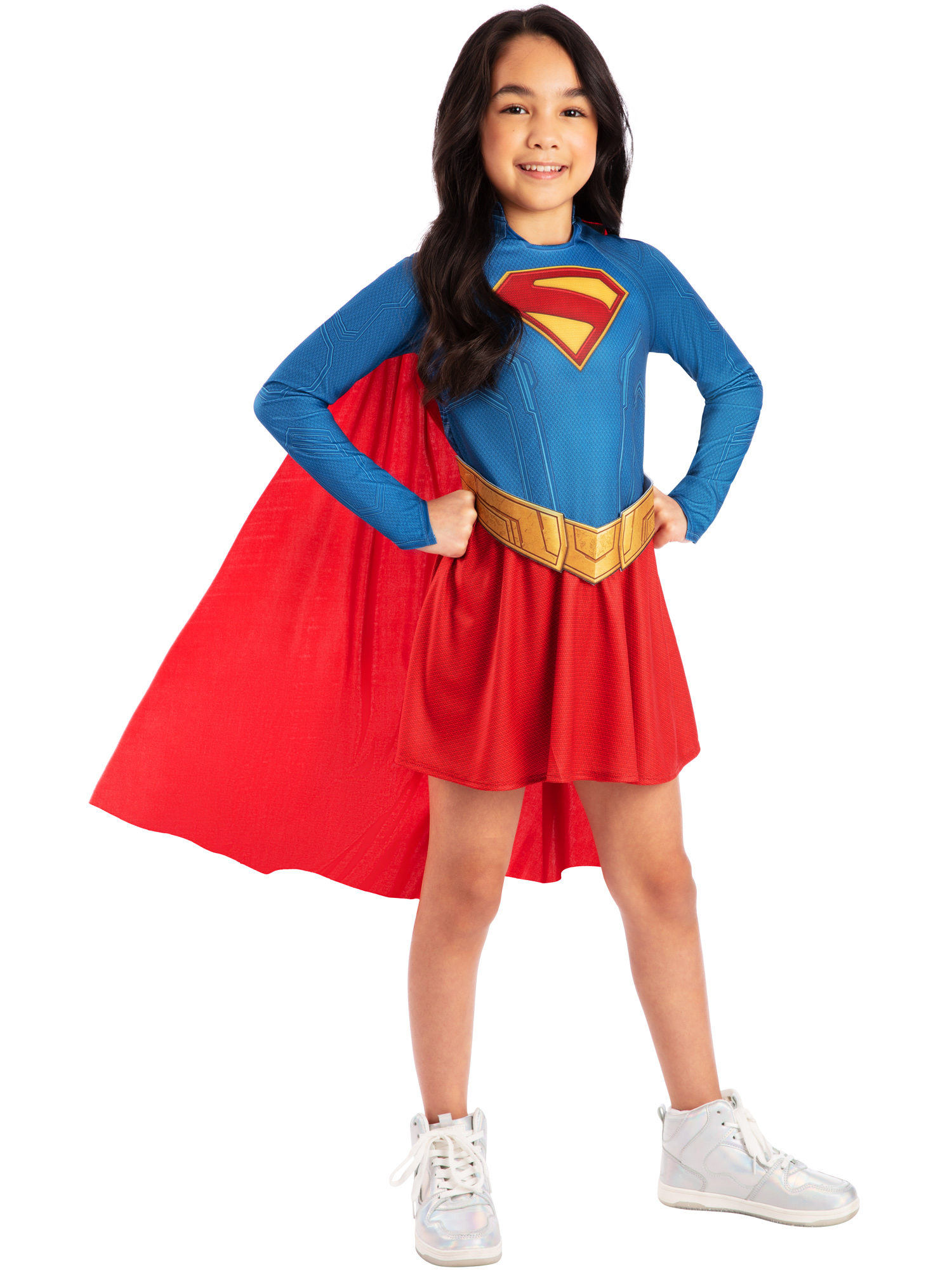 rubies-supergirl-movie-kost-m-klassisch-kleid-mit-cape image 5