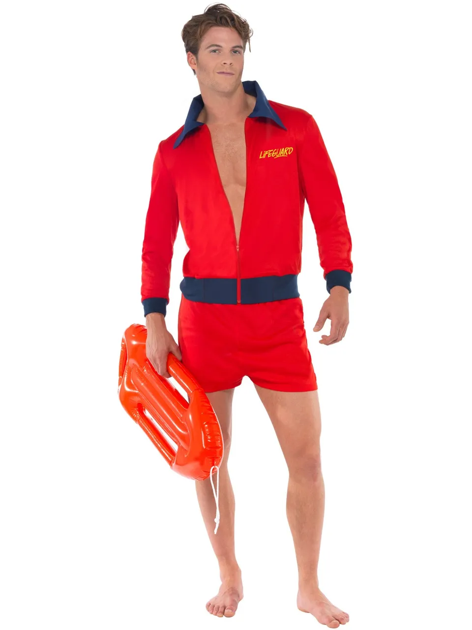 smiffys-fever-lifeguard-kost-m-herren-rot-m-mit-jacke image 1
