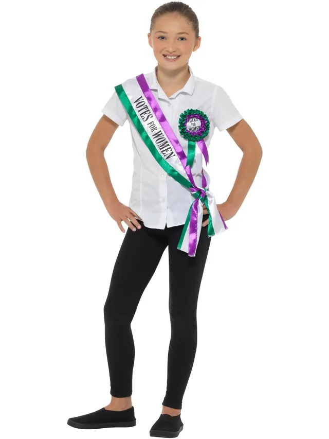 smiffys-fever-victorian-suffragette-kit-kost-mzubeh-r-wei-lila image 1