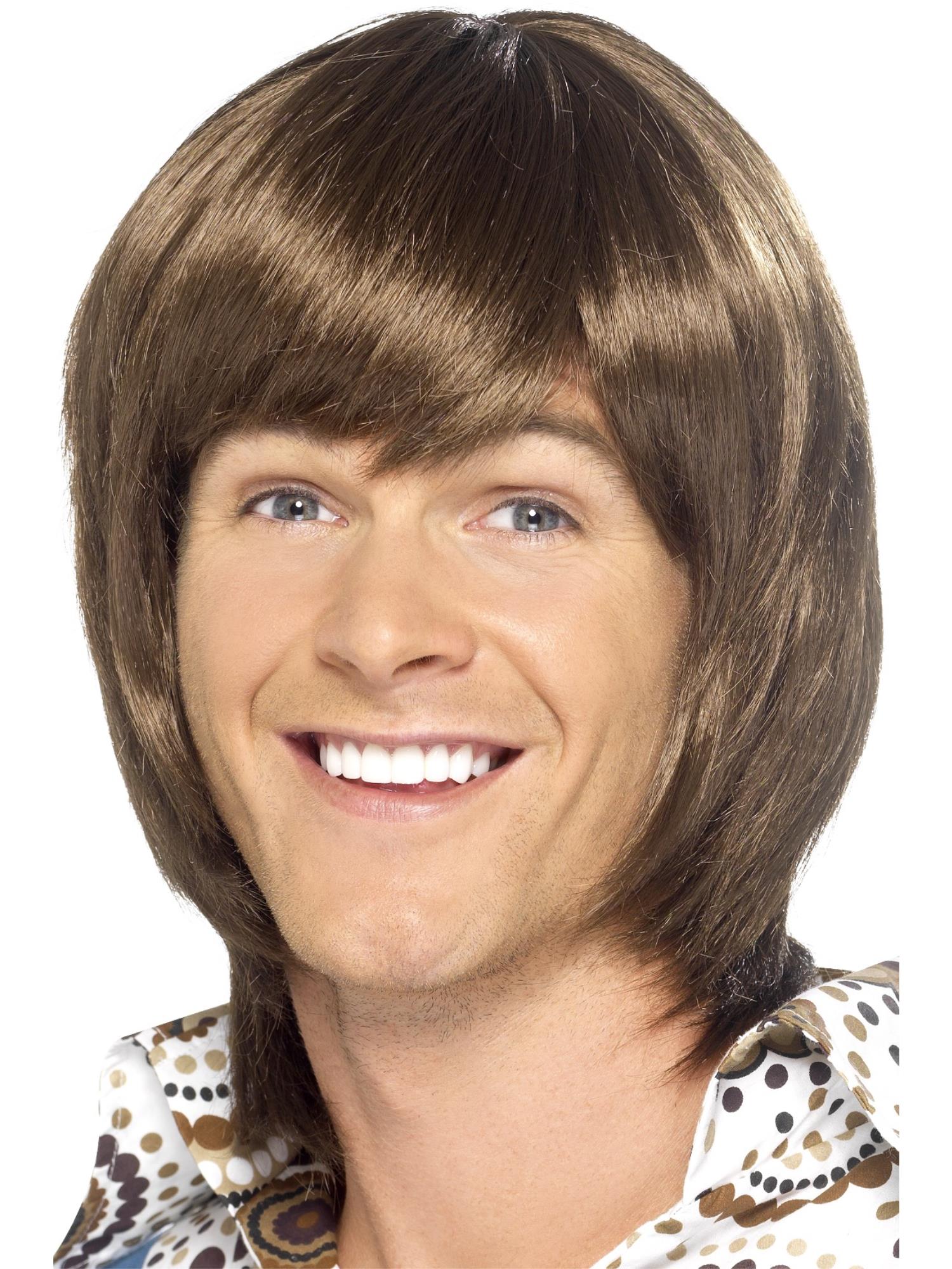 smiffys-fever-70s-heartthrob-per-cke-braun-mittellang image 1