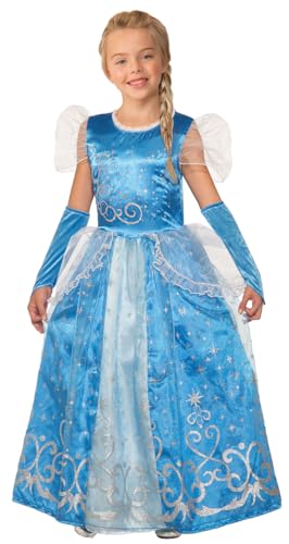 rubie-s-deluxe-prinzessinnenkost-m-m-dchen-5-6-j-blau-elsa image 6