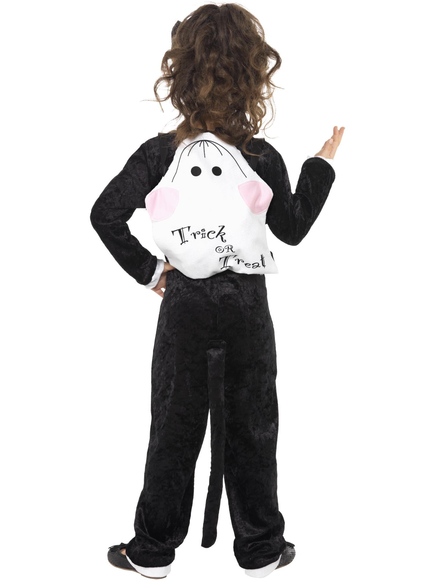 smiffys-fever-cat-kost-m-kinder-schwarz-mit-maske-gr-s-m image 2