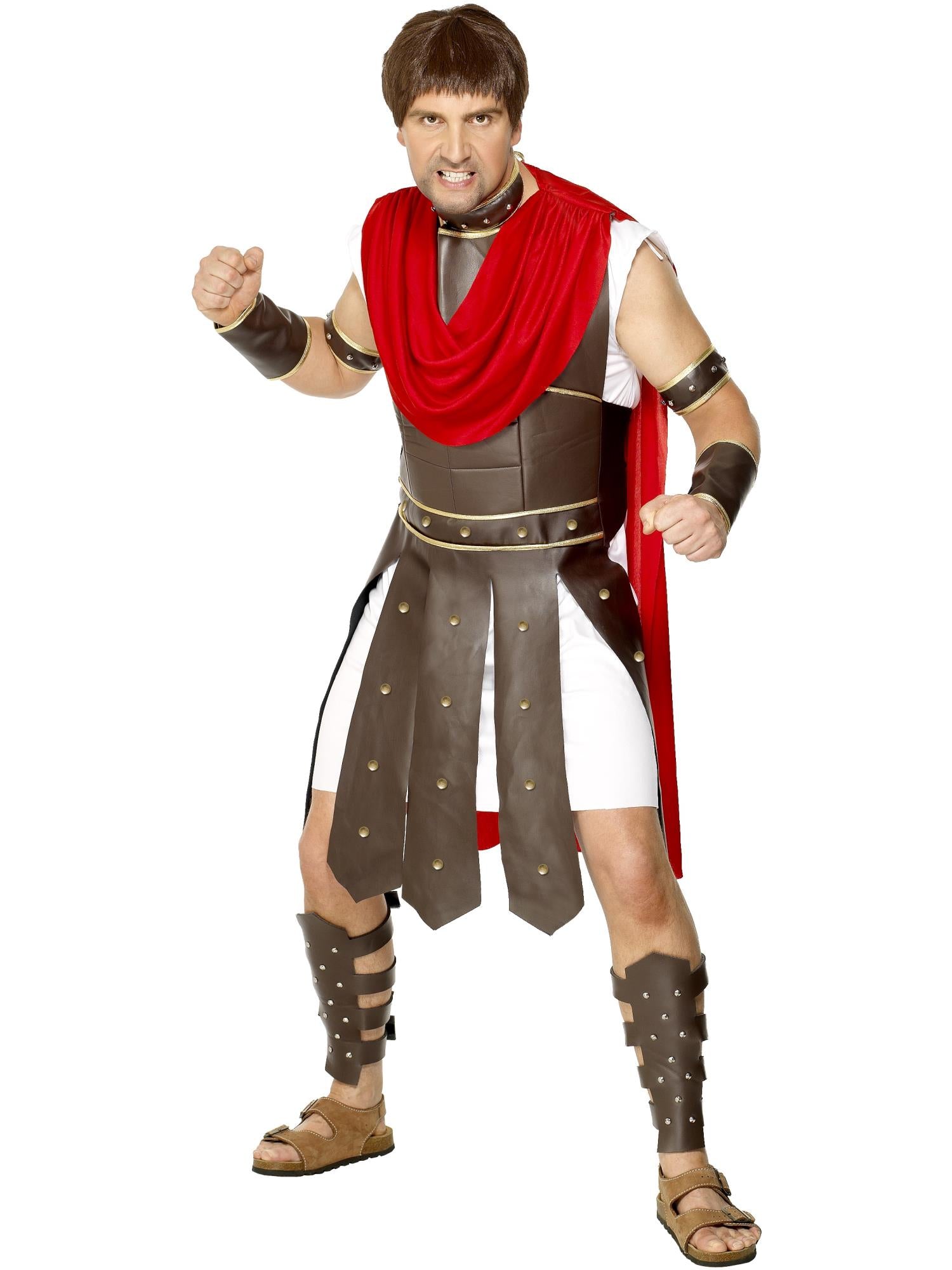 smiffys-fever-centurion-kost-m-herren-braun-gr-m image 1