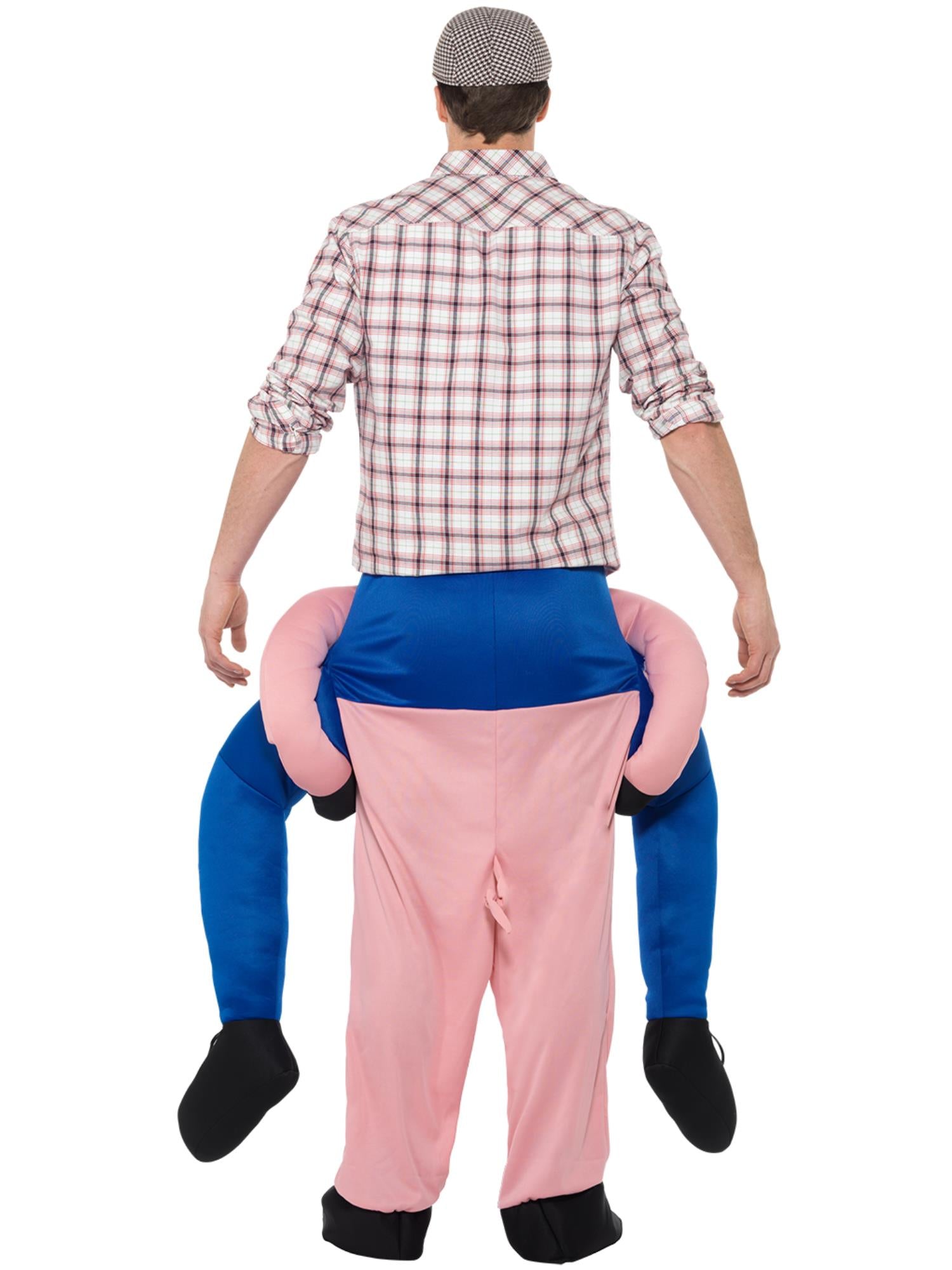 smiffys-fever-piggyback-schwein-kost-m-rosa-herren image 2