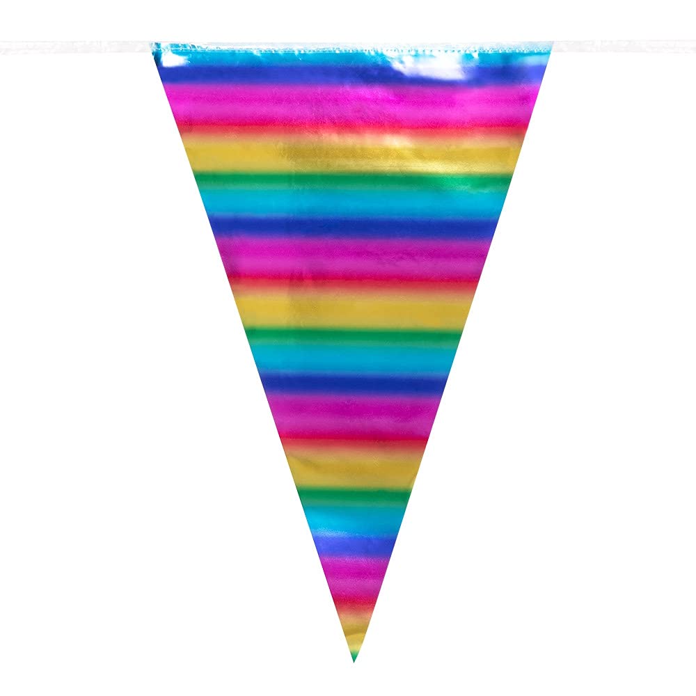 boland-decorations-wimpelkette-10m-regenbogen image 1