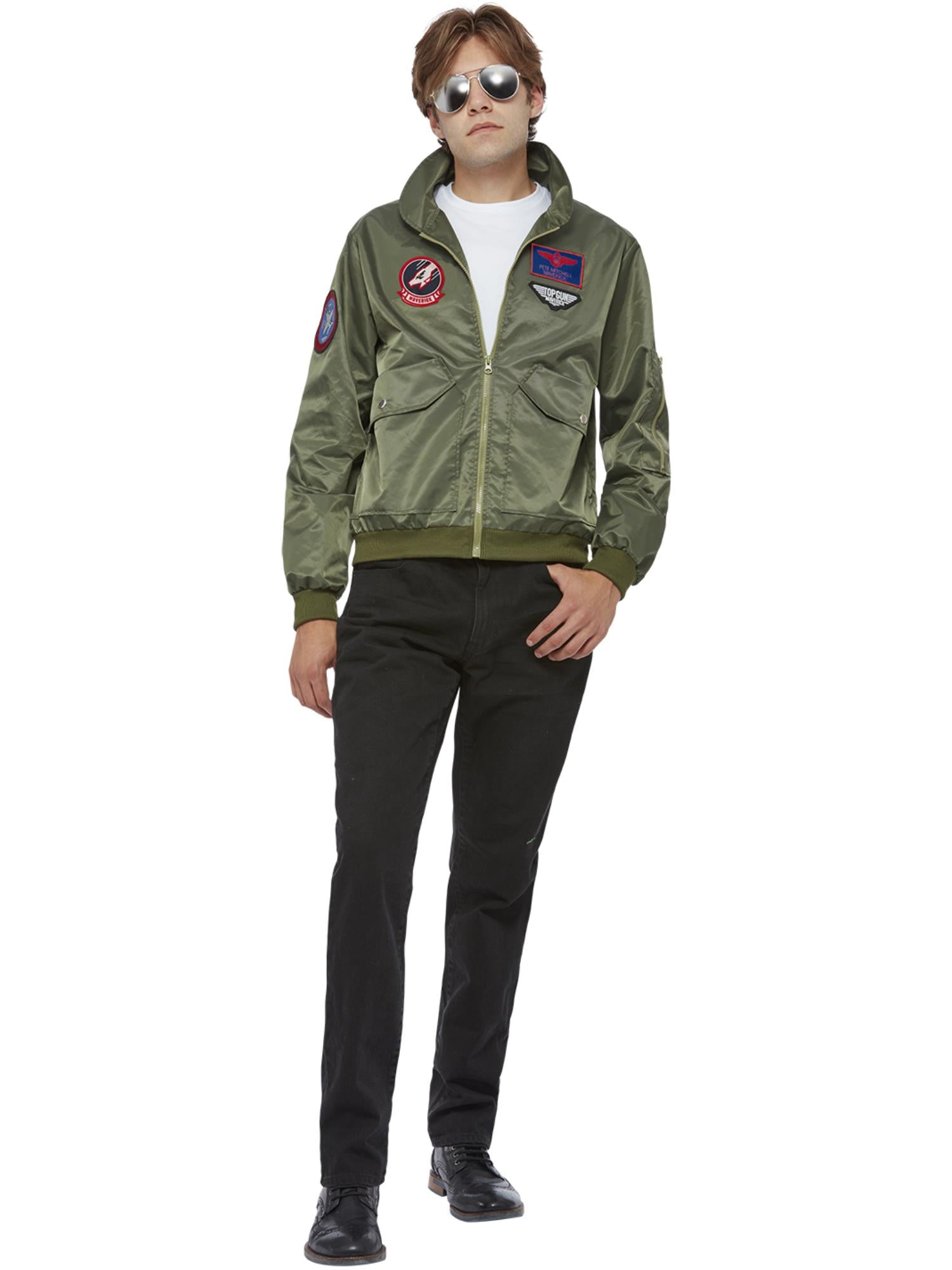 smiffys-fever-top-gun-maverick-bomberjacke-gr-n-l-42-44 image 1