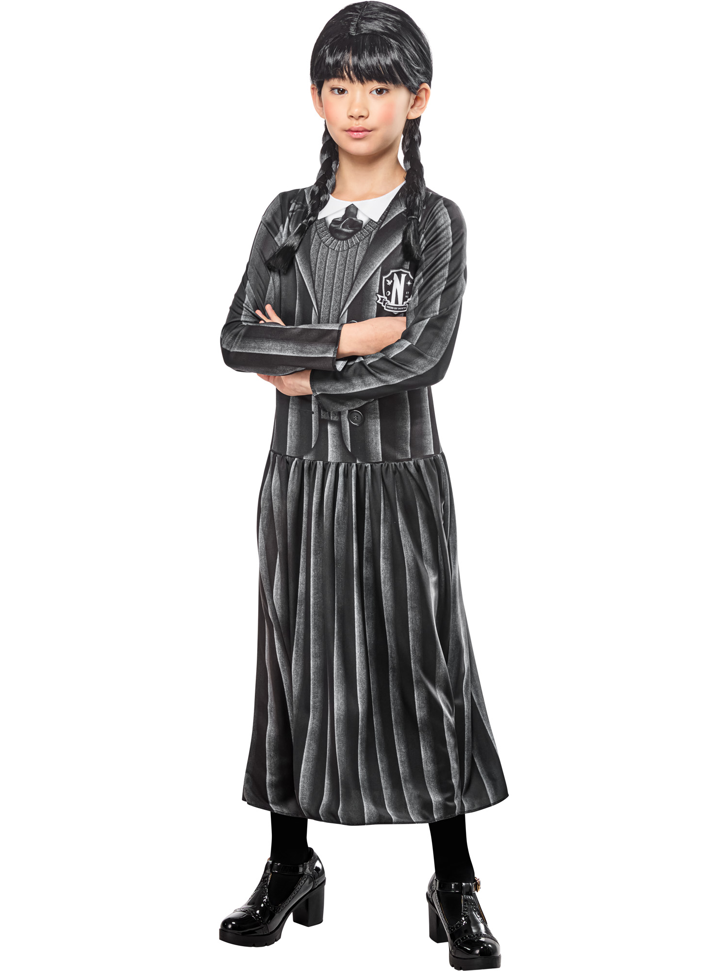 rubies-wednesday-uniform-kost-m-kinder-kleid-schwarz image 1