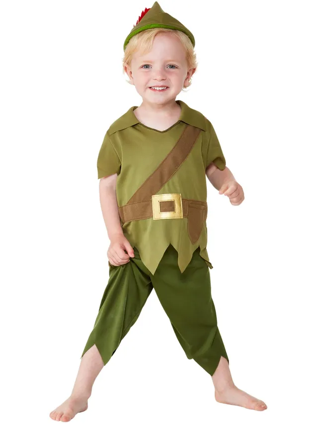 smiffys-fever-robin-hood-kost-m-kleinkind-gr-n-1-4-jahre image 1