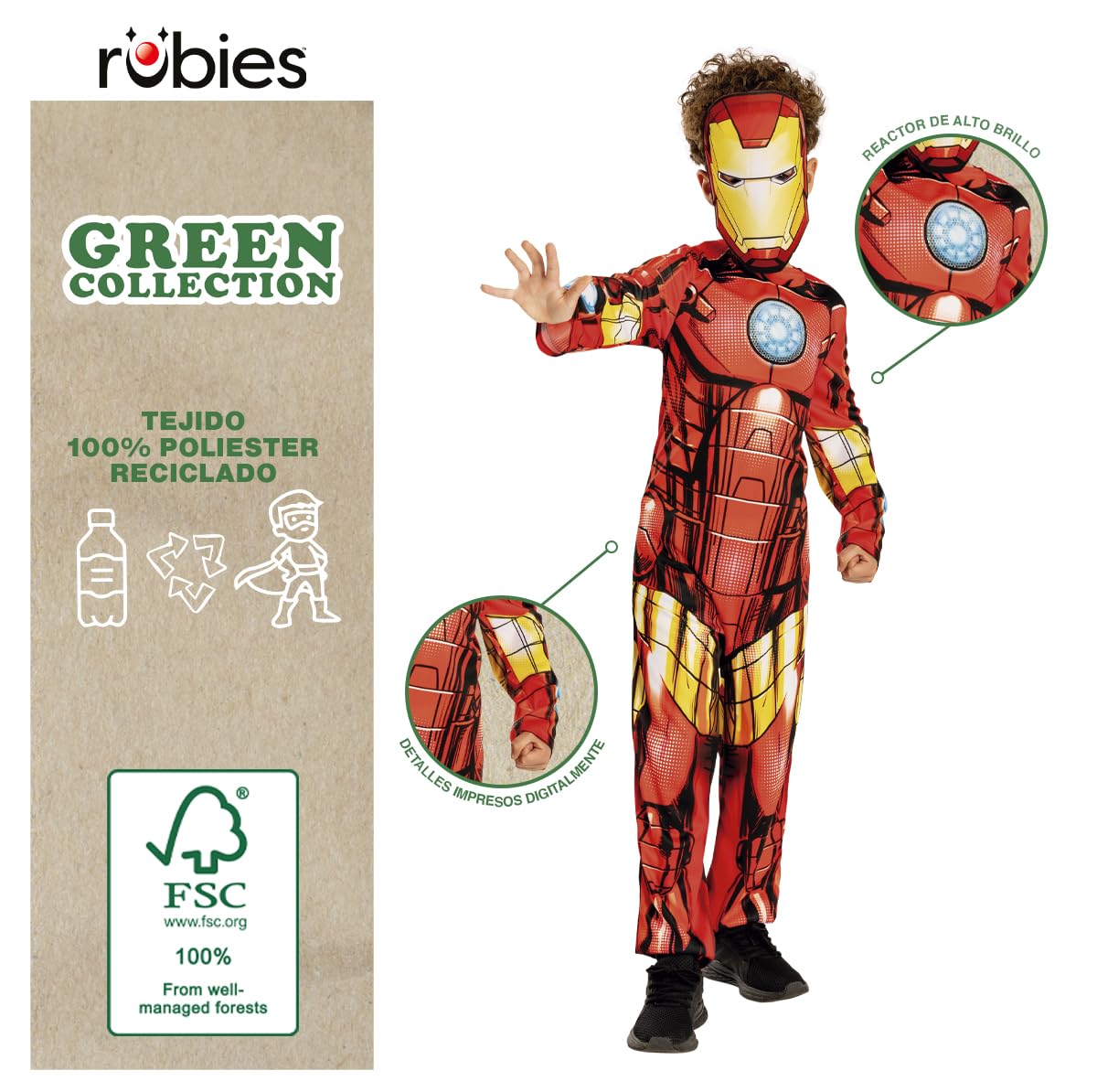 rubie-s-iron-man-kinderkost-m-3-4-jahre-gr-ne-kollektion image 3