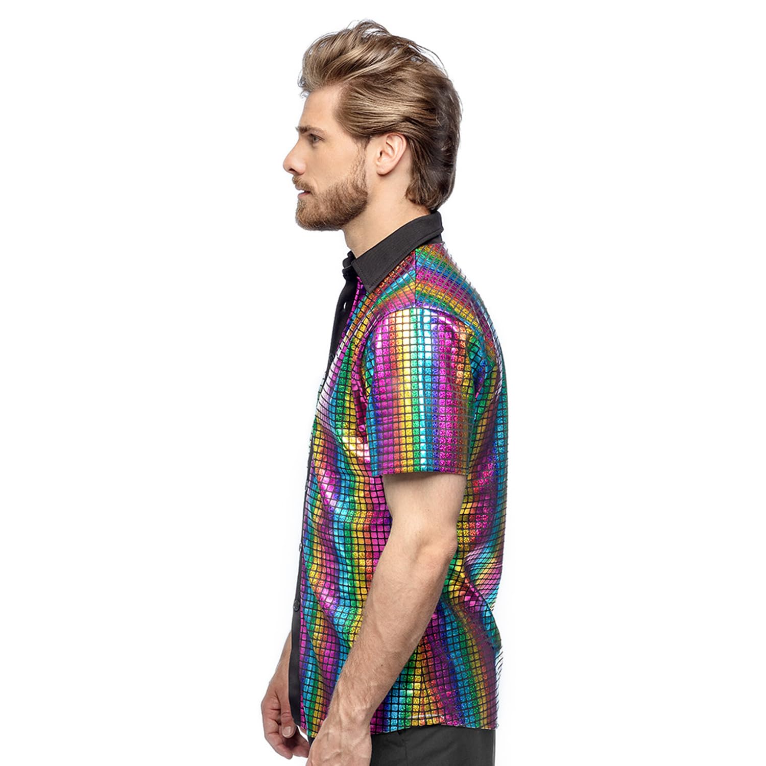 boland-accessories-disco-diamond-hemd-herren-bunt-gr-m-kurzarm image 3
