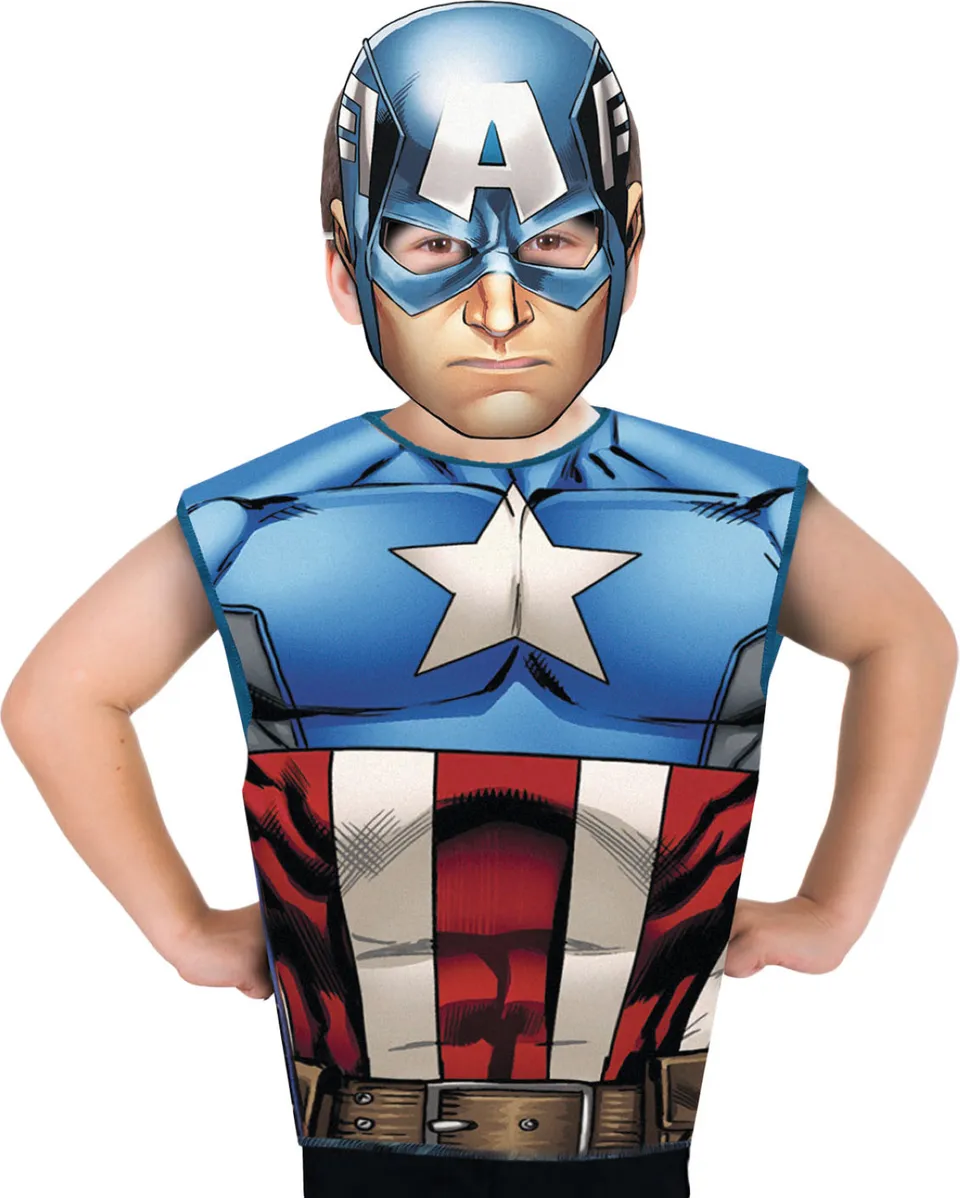 rubies-captain-america-party-pack-kost-m-set-marvel image 1