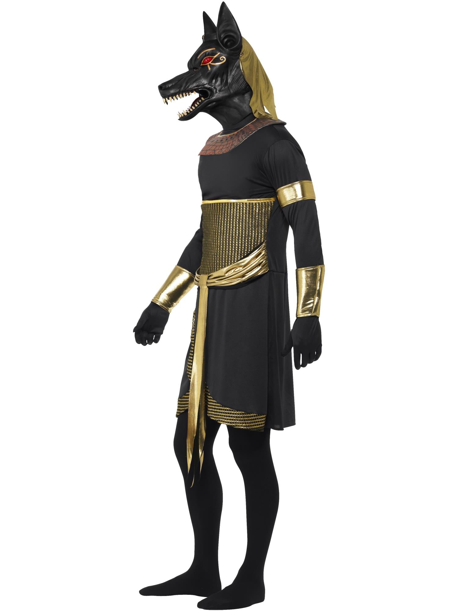 smiffys-fever-anubis-the-jackal-herren-kost-m-schwarz image 3