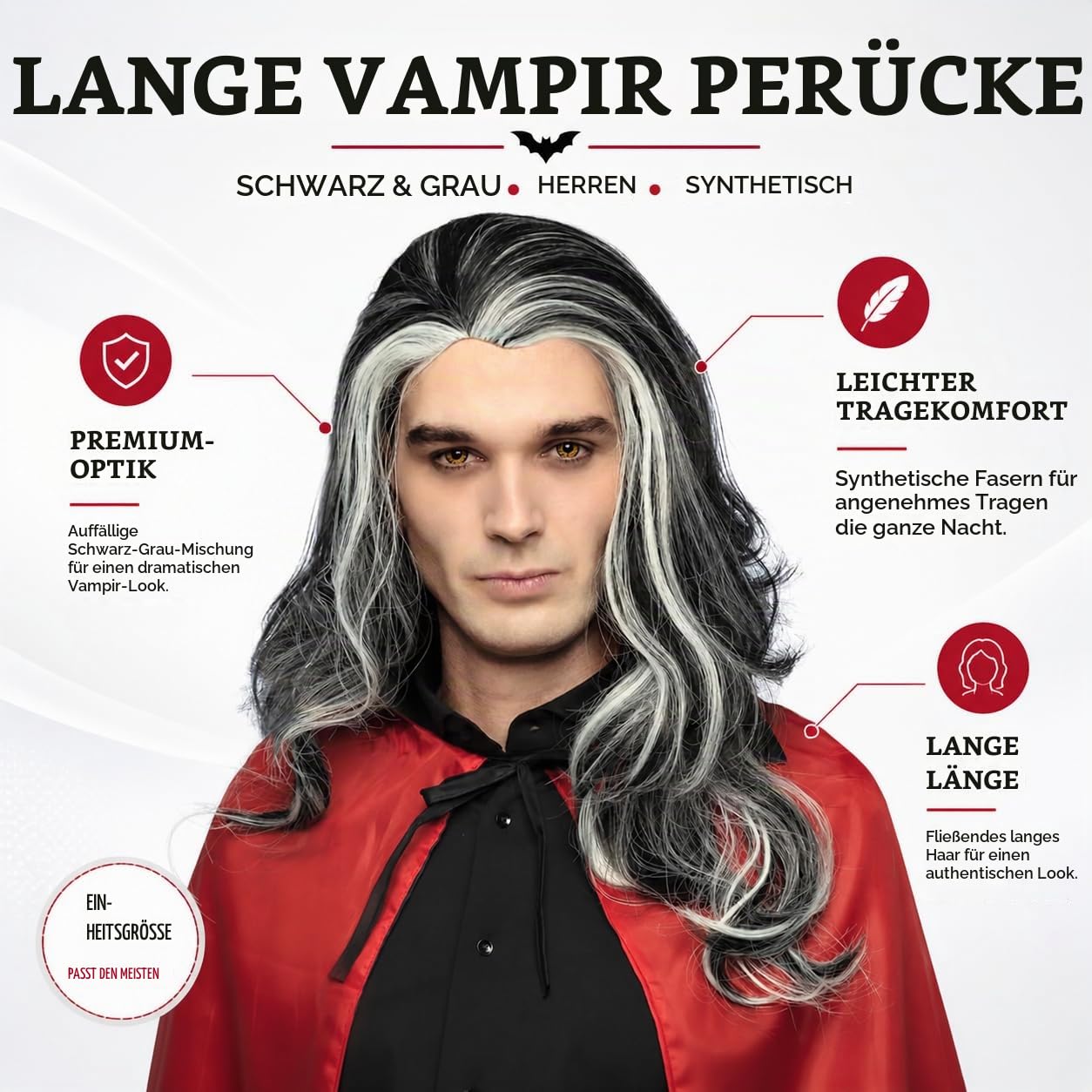 boland-86083-angry-louis-per-cke-lang-wei-schwarz image 2