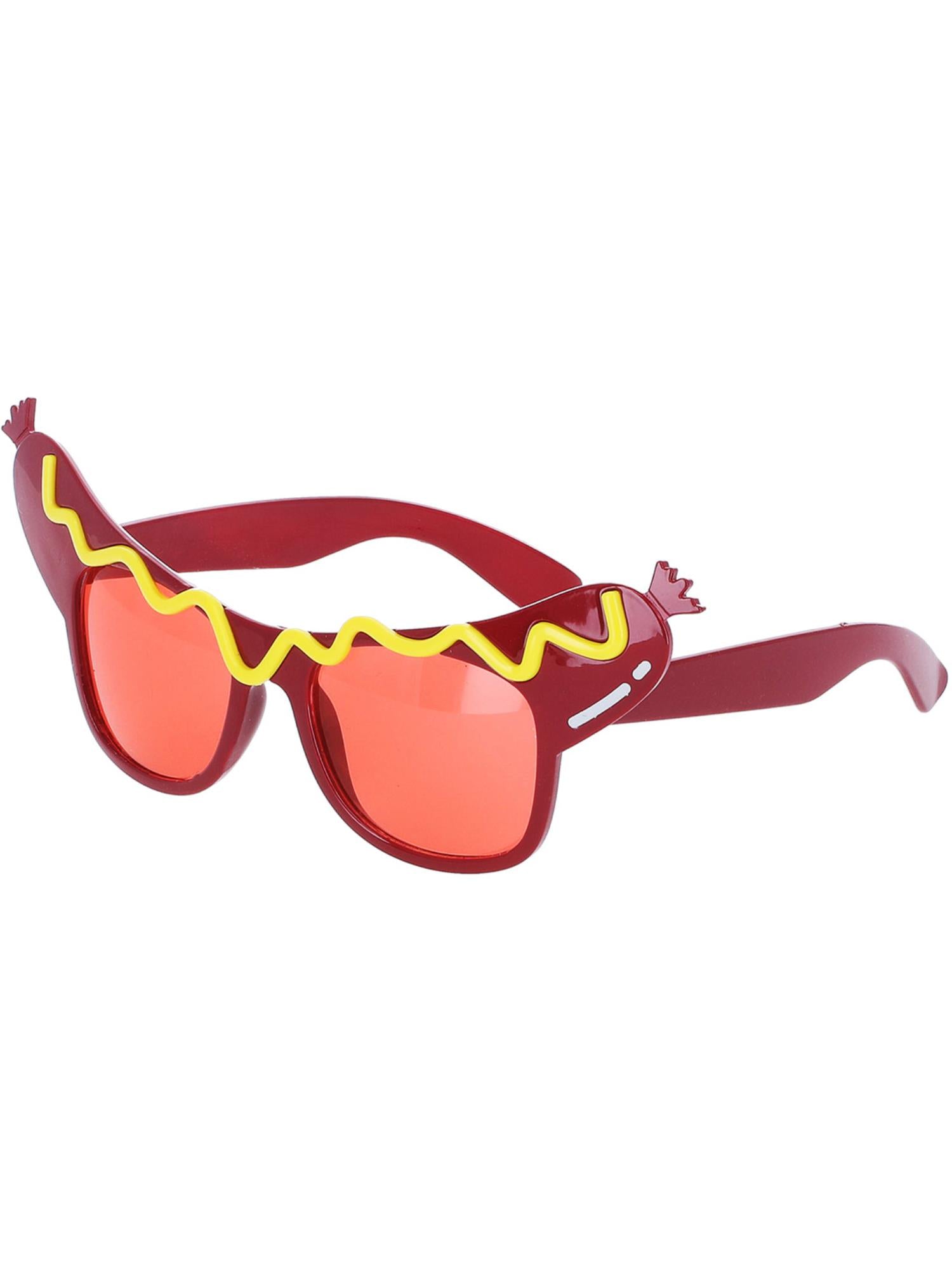 smiffys-fever-sausage-specs-brille-wurst-rot-senf image 2