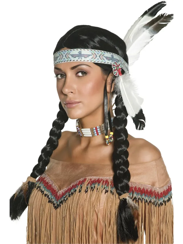 smiffys-fever-indianer-per-cke-z-pfe-schwarz image 1