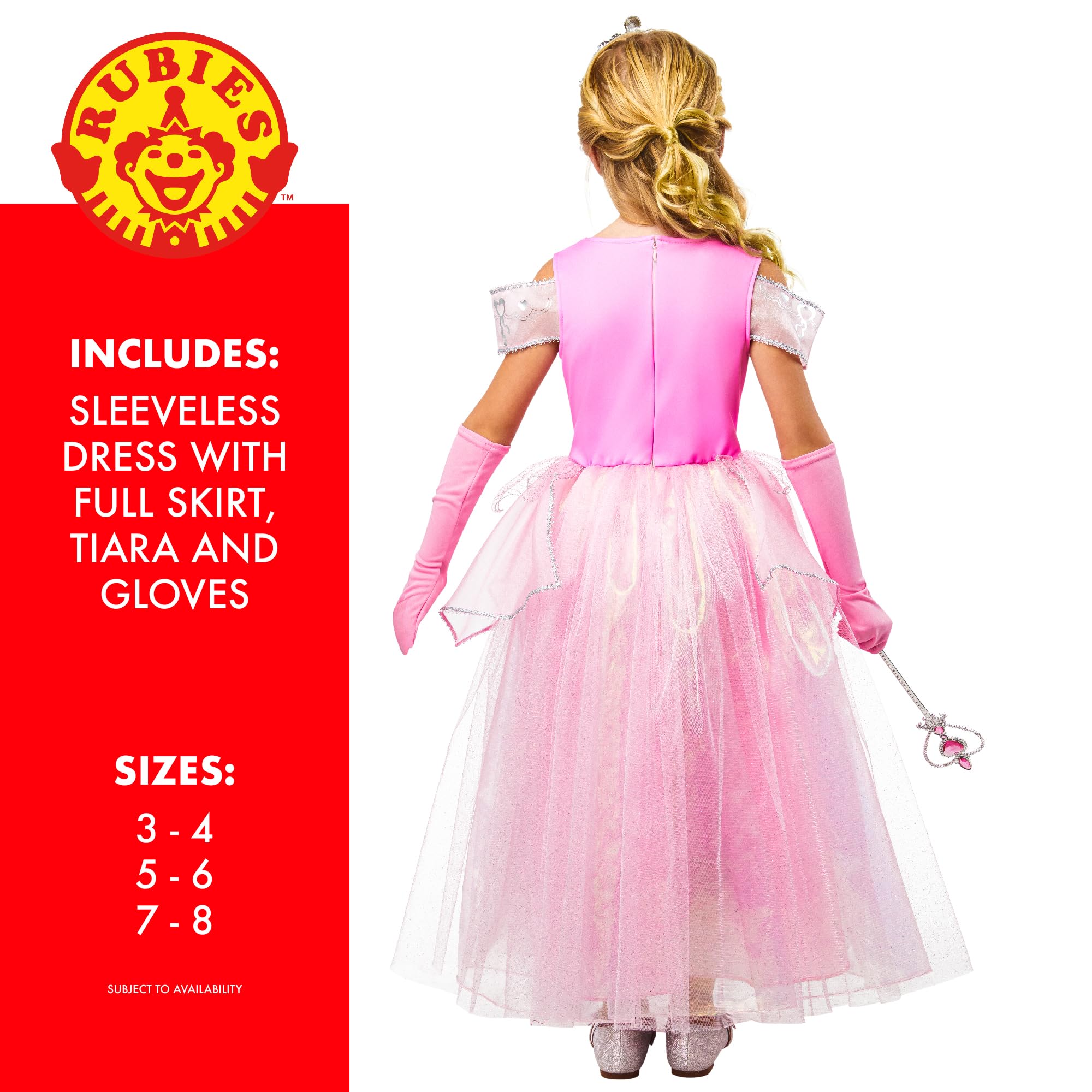 rubie-s-deluxe-pink-princess-prinzessinkost-m-l-7-8-jahre image 2
