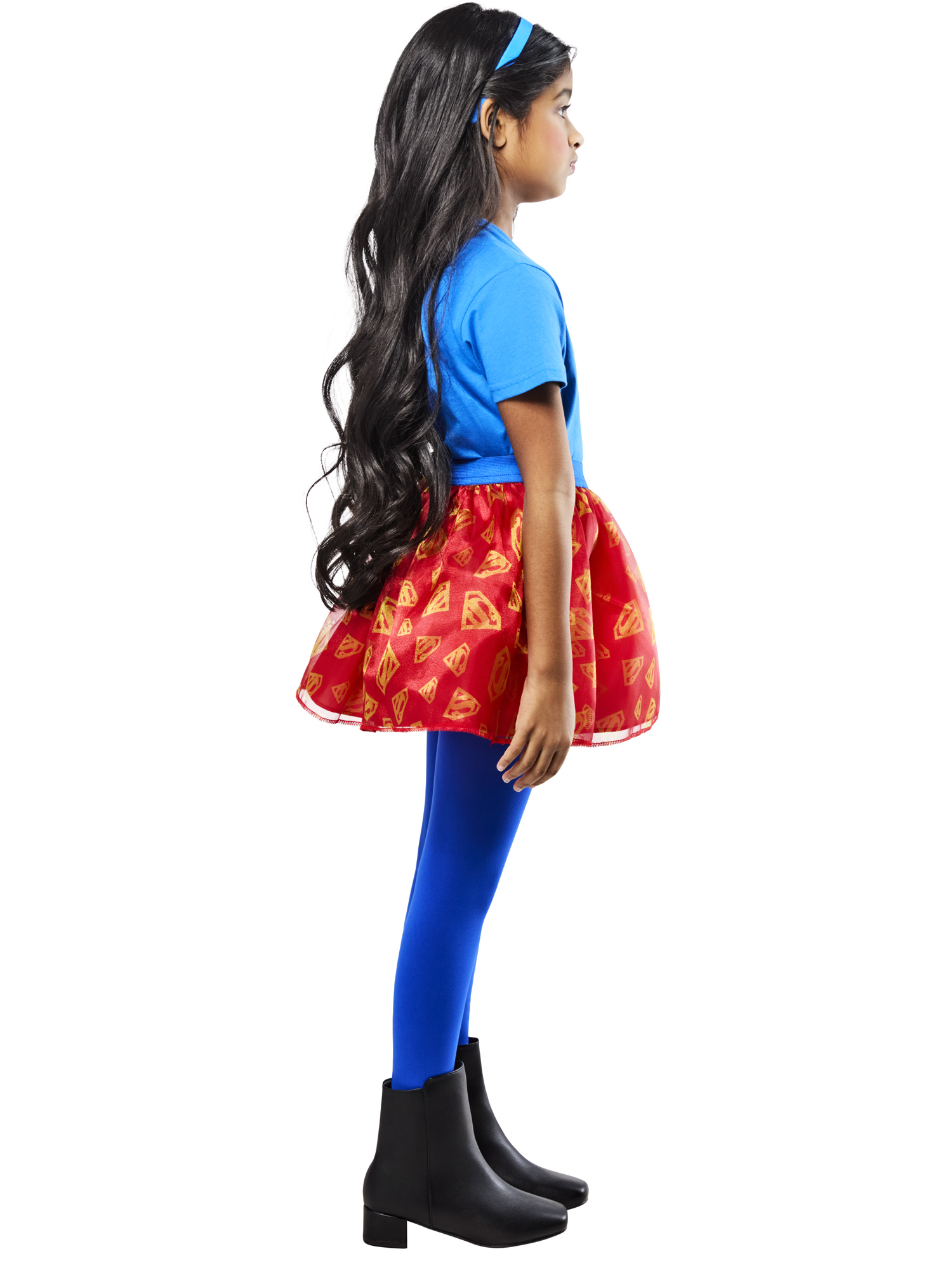 rubies-supergirl-tutu-set-rock-haarreif-5-8-jahre-glitzer image 4