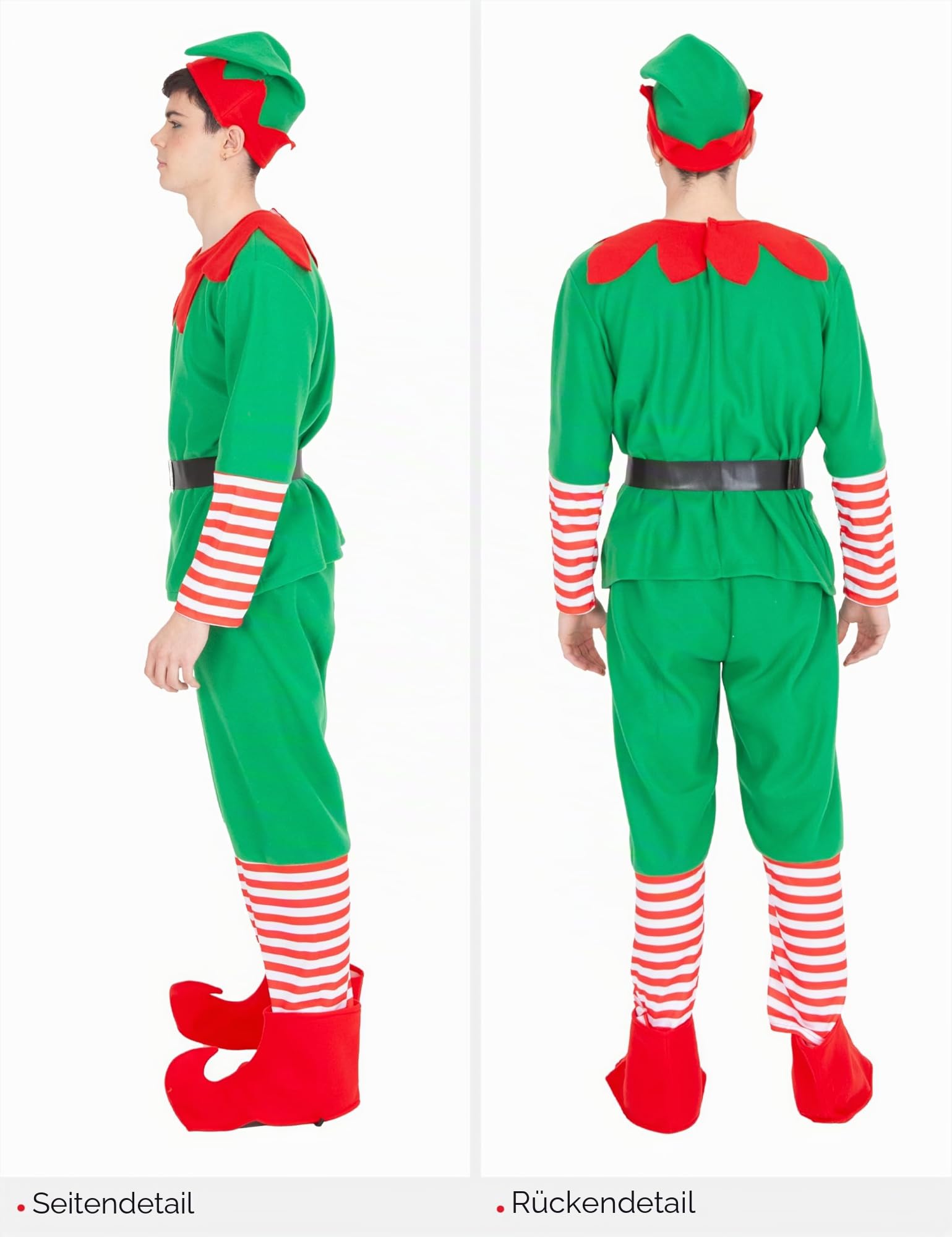 rubie-s-deluxe-elfen-kost-m-herren-weihnachtself-mit-m-tze image 4