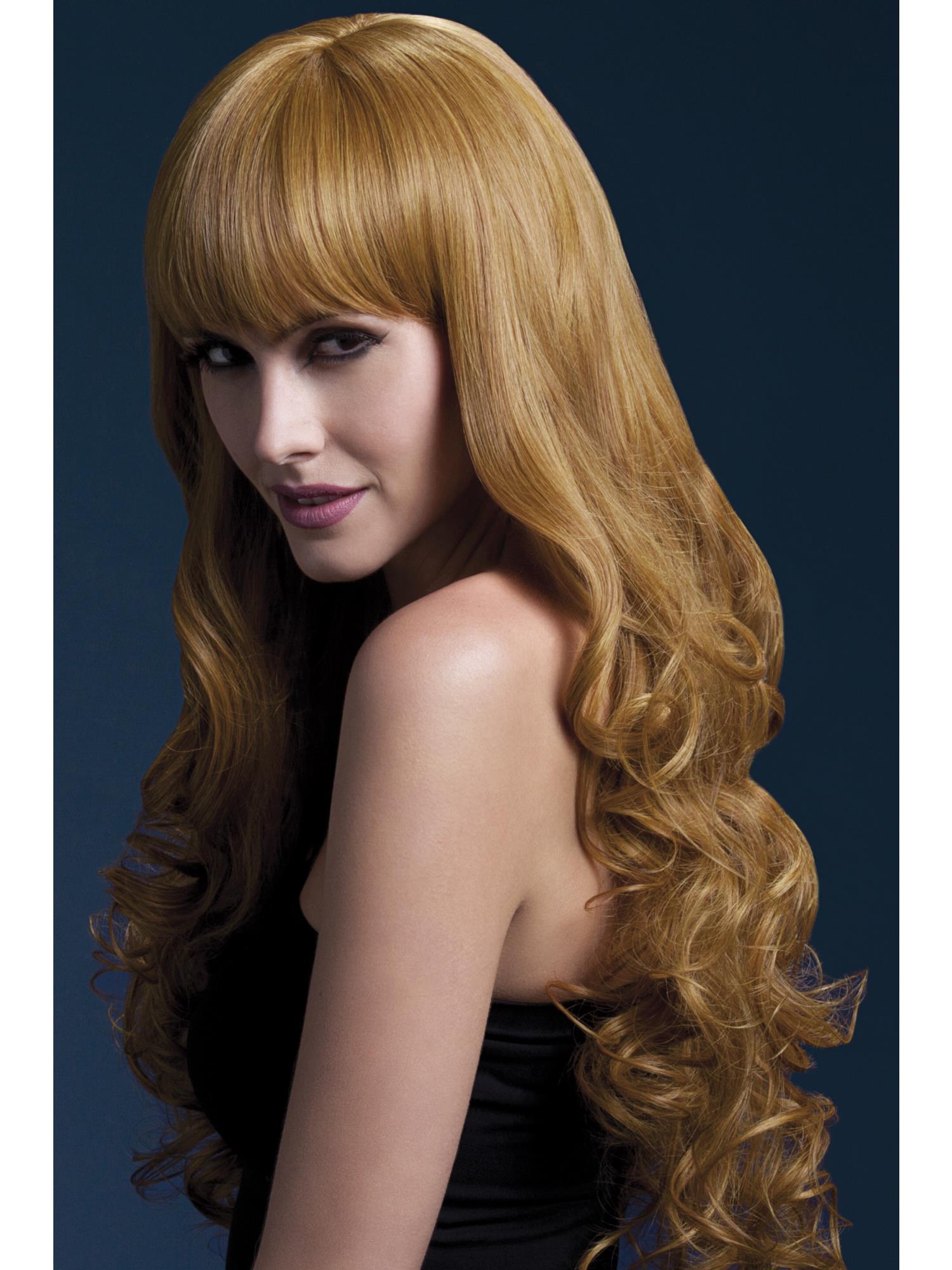 smiffys-fever-isabelle-per-cke-schwarz-lang-lockig-mit-pony image 4